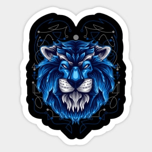 mecha lion Sticker